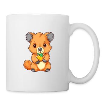 Quokka Colorful Watercolor Cartoon Kawaii Animal - Mug - white - Right
