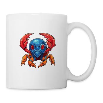 Craw Aquarelle colorée Dessin animé Kawaii Animal - Mug blanc - blanc - Droite