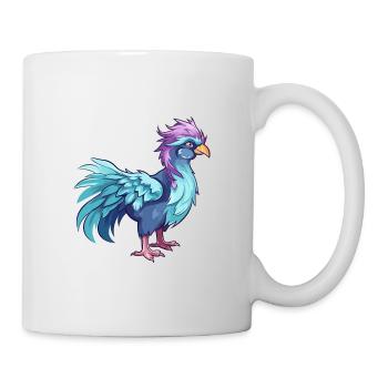 Hippogriffe Aquarelle Colorée Dessin Animé Kawaii Anim - Mug blanc - blanc - Droite
