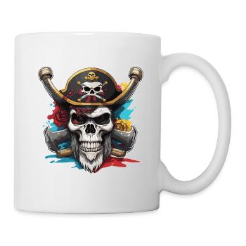 Skull / Pirate / Skull / Skull / Death / Logo - Mug - white - Right