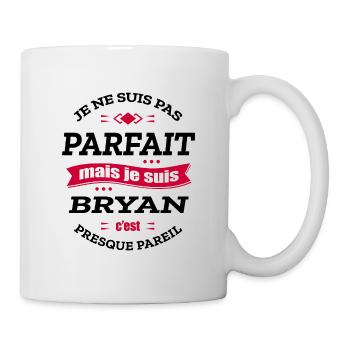 BRYAN PARFAIT - PRENOM BRYAN - Mug blanc - blanc - Droite