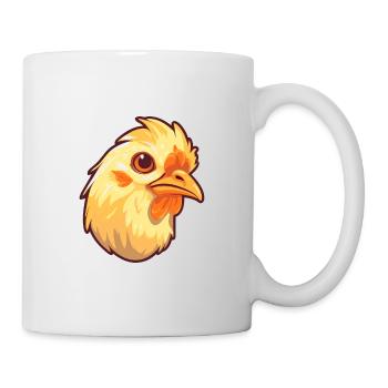 Chick Pet Colorful Watercolor Cartoon Kawaii Anima - Mug - white - Right