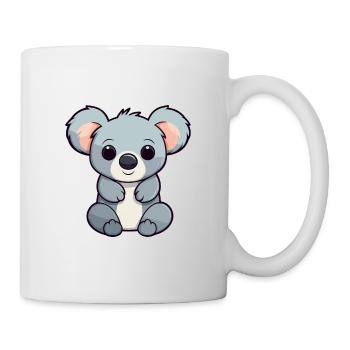 Koala Niedliche Karikatur Kawaii Aquarell Tier Haustier - Tasse - Weiß - Rechts