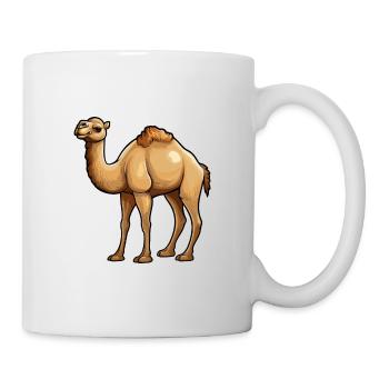 Camel Cute Cartoon Kawaii Watercolor Animal Pet - Mug - white - Right