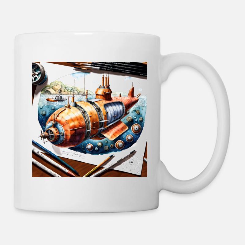 U-Boot Nr. 6 - Tasse - Weiß