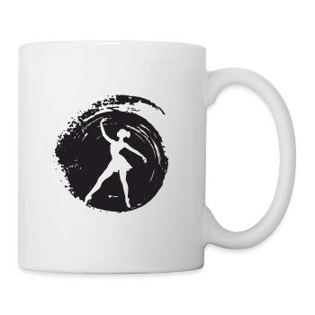 Danseuse de ballet ballerine Le Lac des cygnes - Mug blanc - blanc - Droite