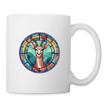 Impala Buntglas Bunte Karikatur Kawaii Anima - Tasse - Weiß - Rechts
