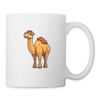 Camel Cute Cartoon Kawaii Watercolor Animal Pet - Mug - white - Right