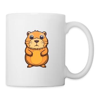 Gopher Niedliche Karikatur Kawaii Aquarell Tier Haustier - Tasse - Weiß - Rechts