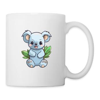 Koala Niedliche Karikatur Kawaii Aquarell Tier Haustier - Tasse - Weiß - Rechts
