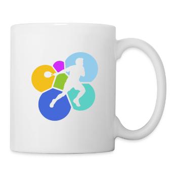 Squash Racket Racket Squash - Mug - white - Right