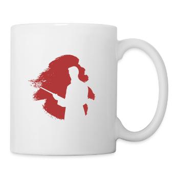 Billardkugel Billard Billardspielerin - Tasse - Weiß - Rechts
