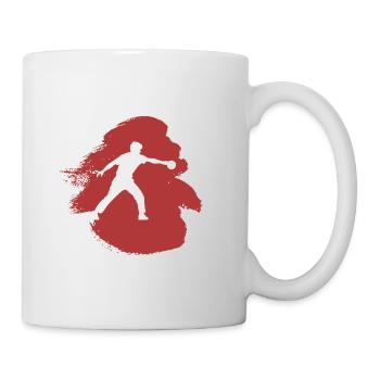 Table Tennis Ball Table Tennis Table Tennis - Mug - white - Right