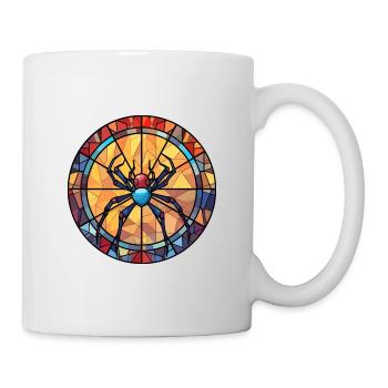 Spinne Buntglas Bunte Karikatur Kawaii Anima - Tasse - Weiß - Rechts
