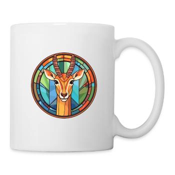 Impala Buntglas Bunte Karikatur Kawaii Anima - Tasse - Weiß - Rechts