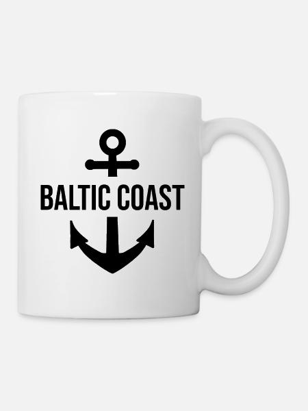 anker baltic coast - Tasse - Weiß