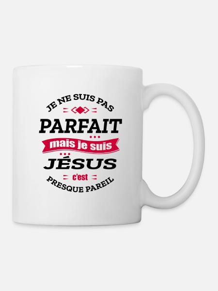 JÉSUS PARFAIT - PRENOM JÉSUS - Mug blanc - blanc