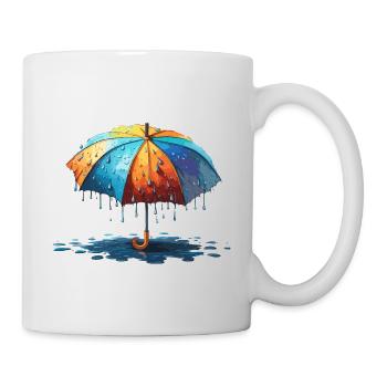 Umbrella / Weather / Precipitation / Raindrops - Mug - white - Right