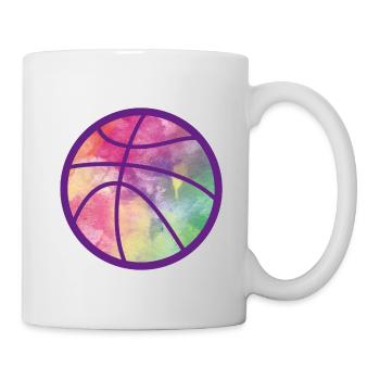 Basketball Watercolor - Mug - white - Right