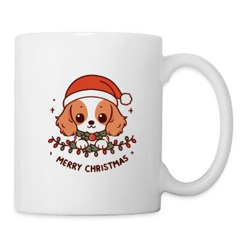 Cavalier Noël Mignon - Douceur Hivernale - Mug blanc - blanc - Droite