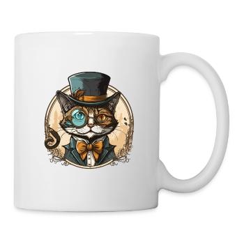 Félin Chic - Mug blanc - blanc - Droite