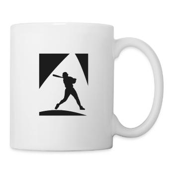 Baseball Softball Bat Pitcher - Mug - white - Right