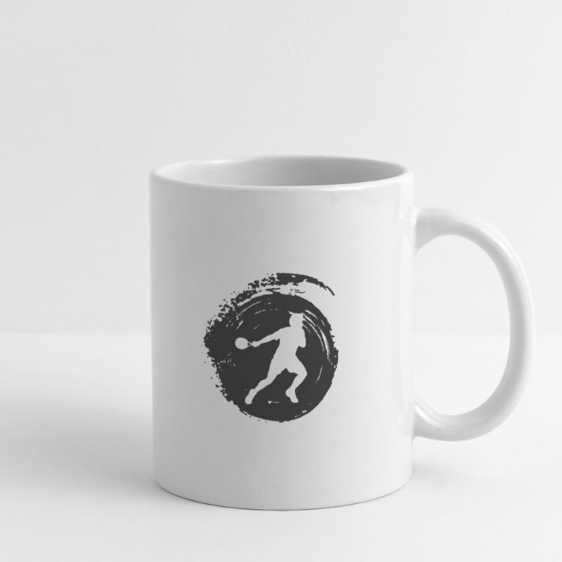Joueurs de squash Joueurs de squash Squash Mug blanc