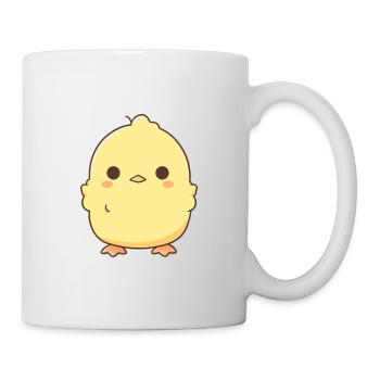 Huhn niedlich glücklich kawaii cartoon clipart tier - Tasse - Weiß - Rechts