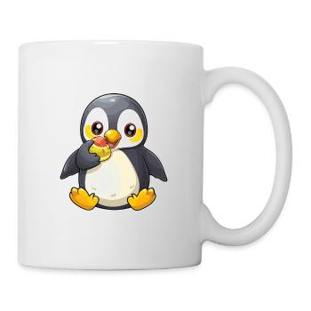 pinguin niedlich glücklich kawaii cartoon clipart tier - Tasse - Weiß - Rechts