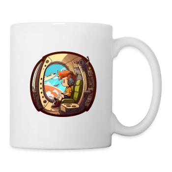 The Flying Pilot - Mug - white - Right