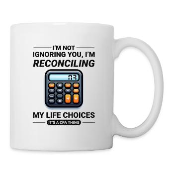 Buchhalter Buchhaltung Buchhaltung Finanzen Lustig - Tasse - Weiß - Rechts