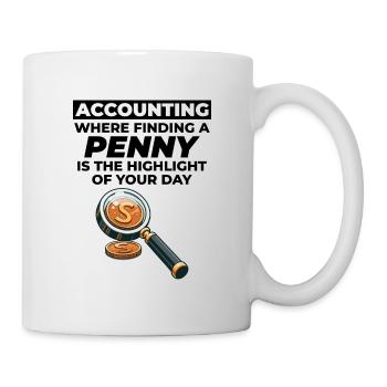 Accountant Accounting Bookkeeping Finance Funny - Mug - white - Right