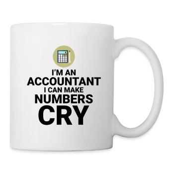 Accountant Accounting Bookkeeping Finance Funny - Mug - white - Right