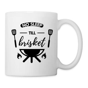 Pas de sommeil jusqu’à la poitrine de bœuf - cadeau barbecue parfait - Mug blanc - blanc - Droite
