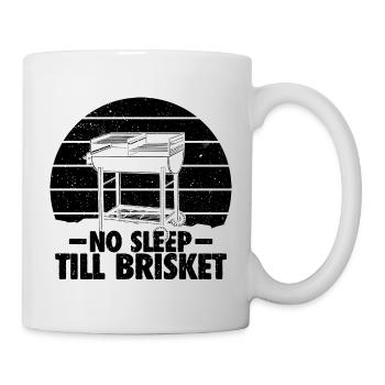 Pas de sommeil jusqu’à la poitrine de bœuf - cadeau barbecue parfait - Mug blanc - blanc - Droite