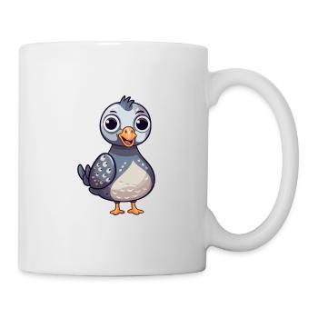 Pintade Mignon Heureux Kawaii Dessin Animé Clipart Anim - Mug blanc - blanc - Droite