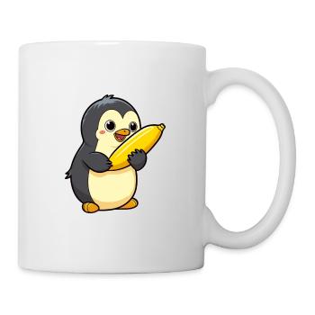 pinguin niedlich glücklich kawaii cartoon clipart tier - Tasse - Weiß - Rechts