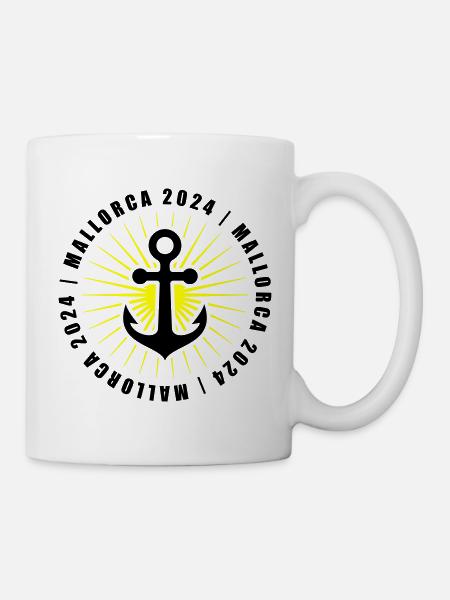 Mallorca 2024 Urlaub - Tasse - Weiß