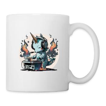 Smokin Unicorn DJ - Mug - white - Right