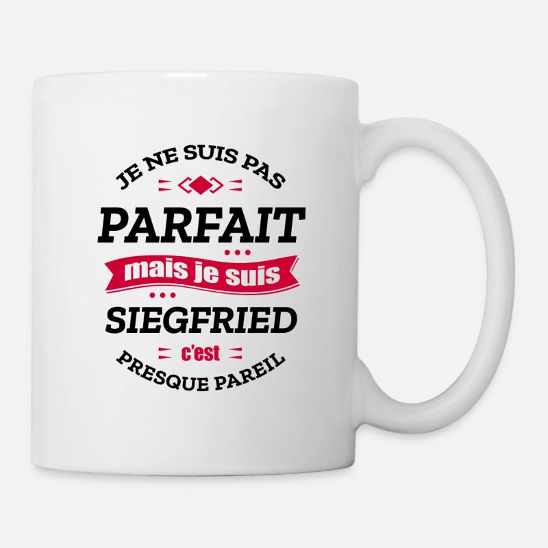 SIEGFRIED PARFAIT - PRENOM SIEGFRIED - Mug blanc - blanc
