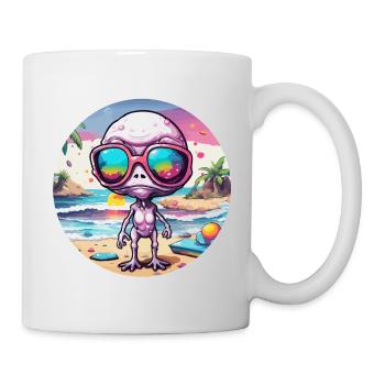 Alien / Außerirdisch / Ufo / Area 51 / All / Mars - Mug - white - Right