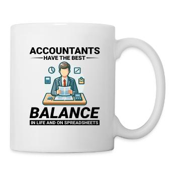 Accountant Accounting Bookkeeping Finance Funny - Mug - white - Right