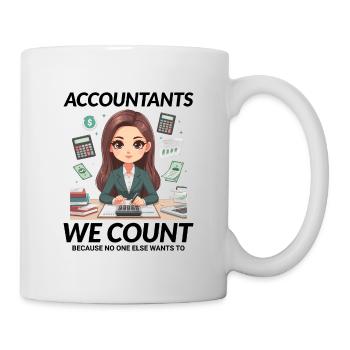 Buchhalter Buchhaltung Buchhaltung Finanzen Lustig - Tasse - Weiß - Rechts