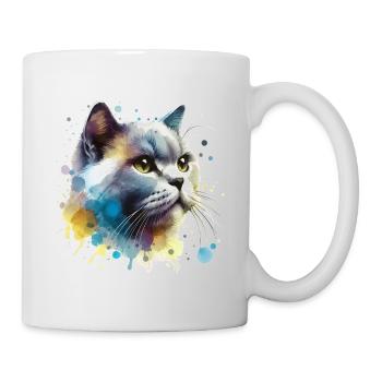 Watercolor Cat - Mug - white - Right