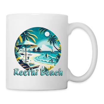 Reethi Beach Maldives Sunset - Mug - white - Right