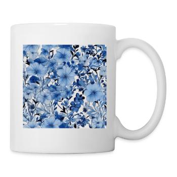 Blue Flower Home - Mug - white - Right