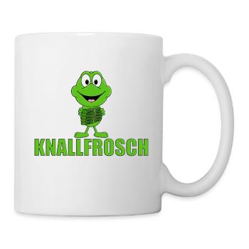 KNALLFROSCH - FROSCH - KNALLER - Tasse - Weiß - Rechts