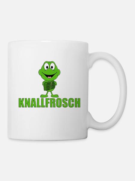 KNALLFROSCH - FROSCH - KNALLER - Tasse - Weiß