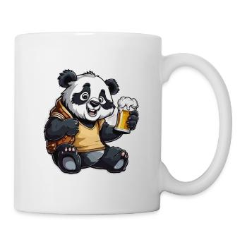 Panda / Animal / Zoo / Bamboo / Wild / Childlike - Mug - white - Right