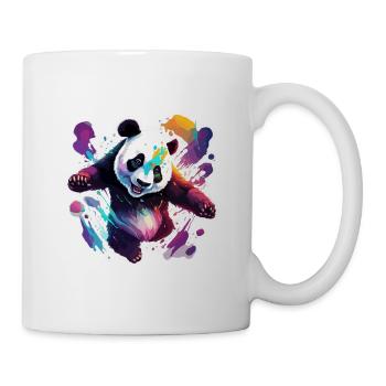 Panda / Animal / Zoo / Bamboo / Wild / Childlike - Mug - white - Right